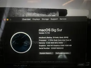 Laptop Apple MacBook 2015 8GB Intel Core M SSD 256GB