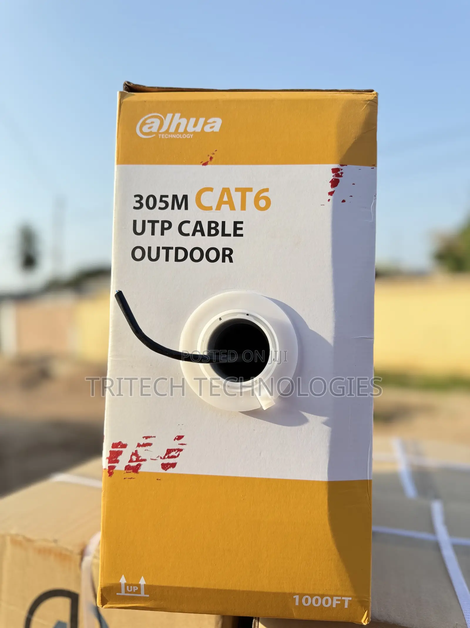 Dahua Pfm920-6u 305m Outdoor Utp Cat6 Cable Pure Copper