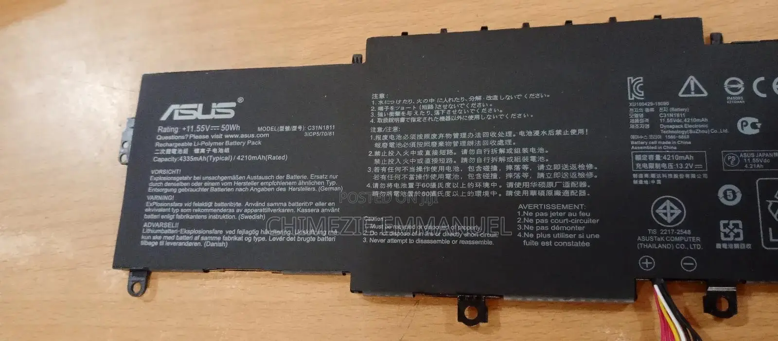 Asus Battery C31n1811