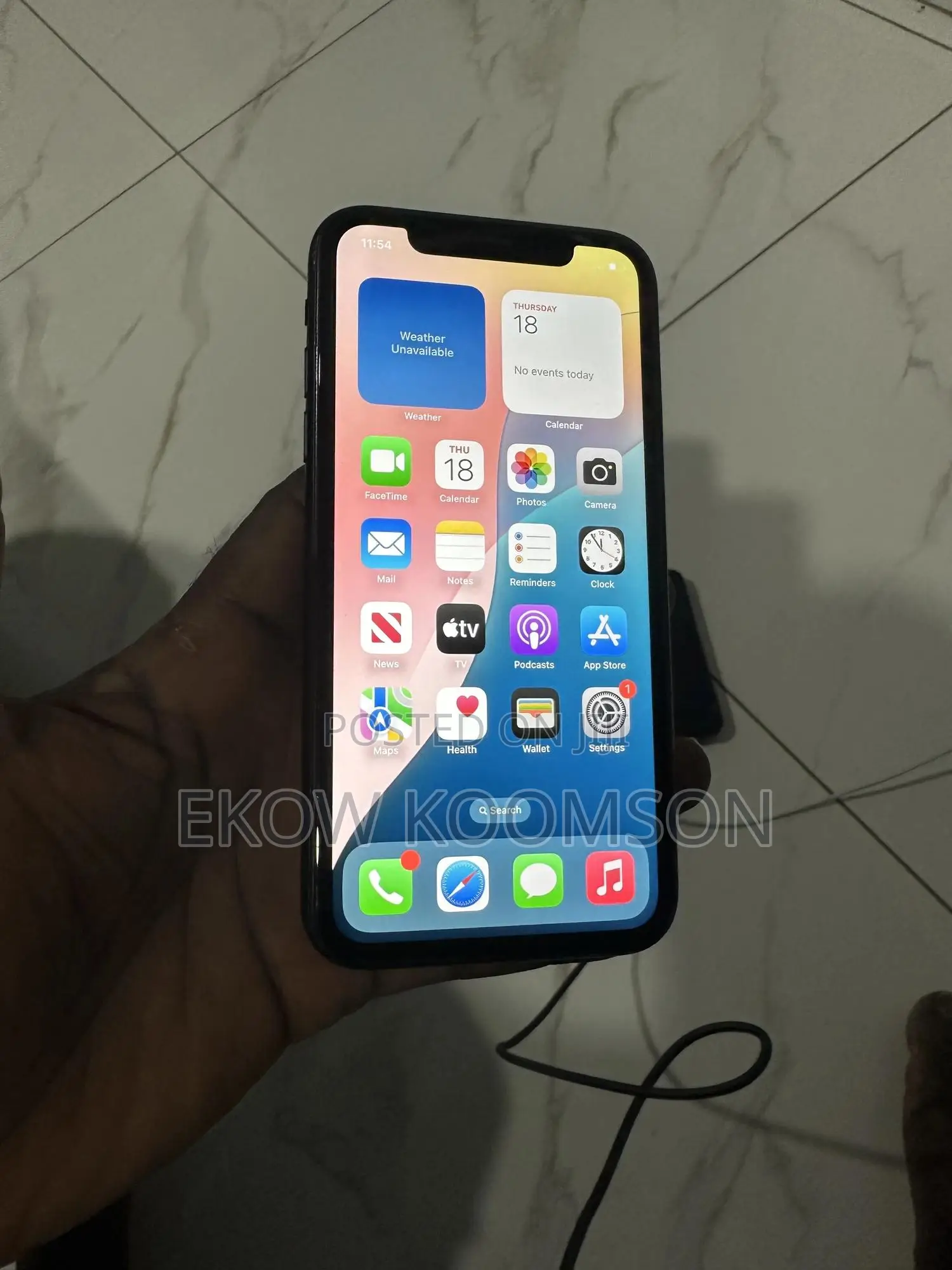 Apple iPhone XR 64 GB Black