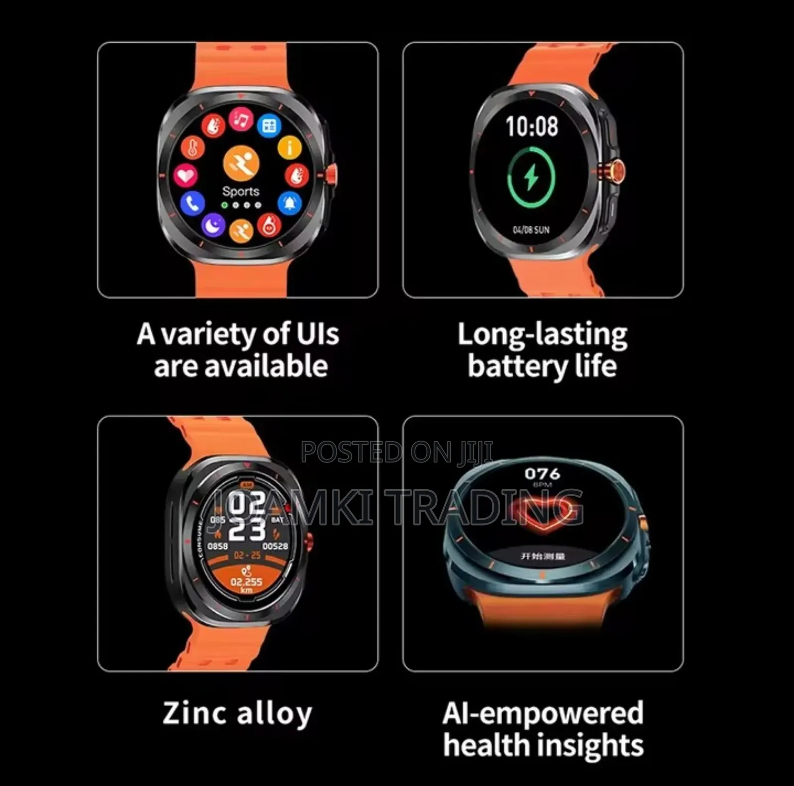 Gt 7 Ultra Smart Watch,:Bt Call, Health Monitoring