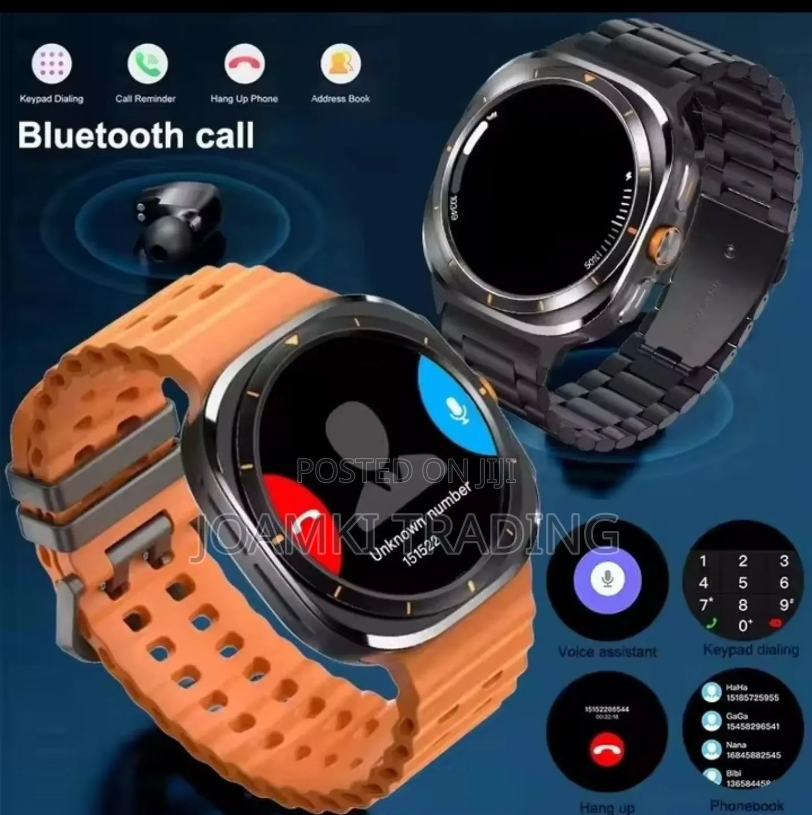 Gt 7 Ultra Smart Watch,:Bt Call, Health Monitoring