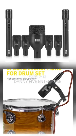 Drums Microphones Plus Cables