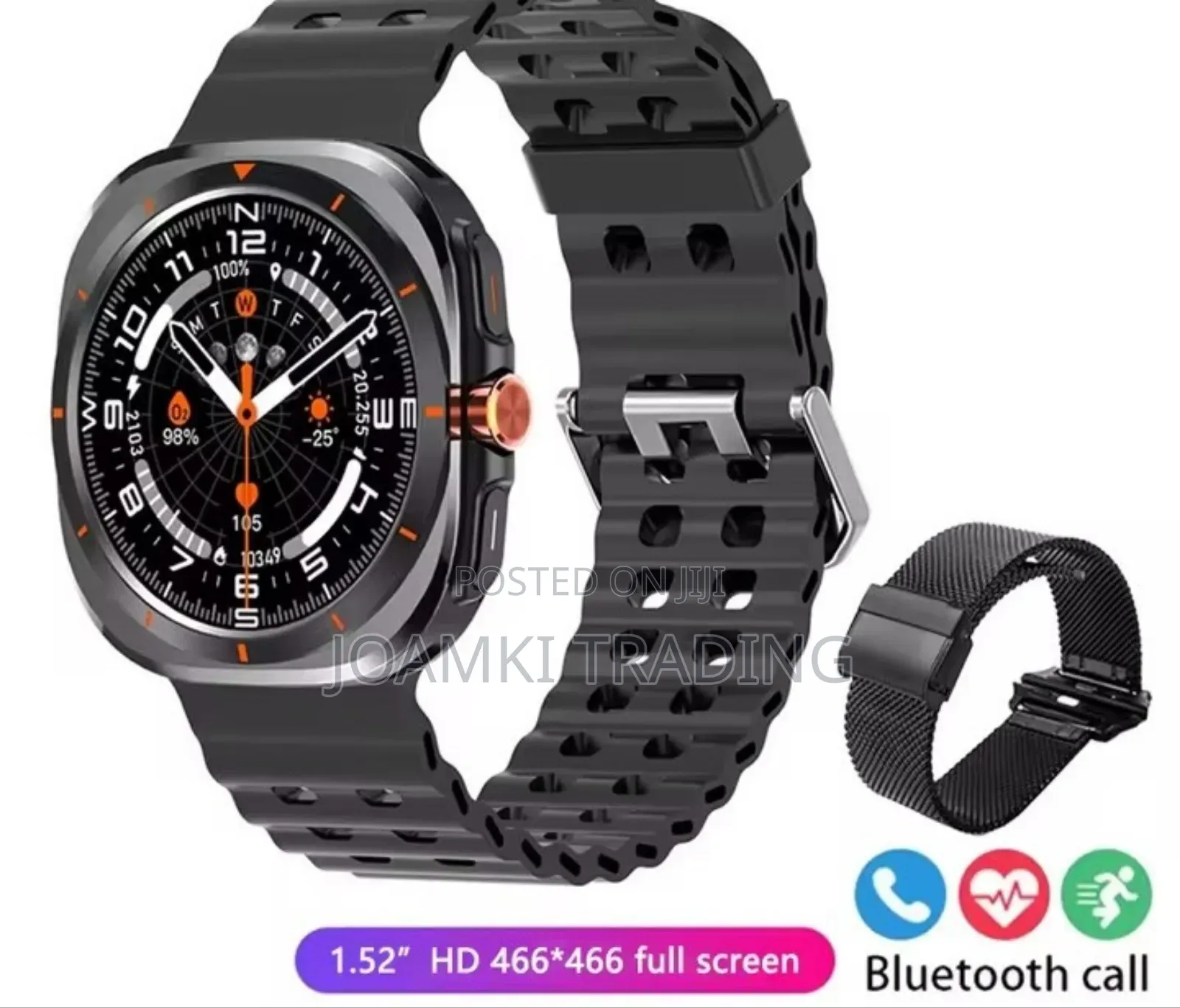 Gt 7 Ultra Smart Watch,:Bt Call, Health Monitoring