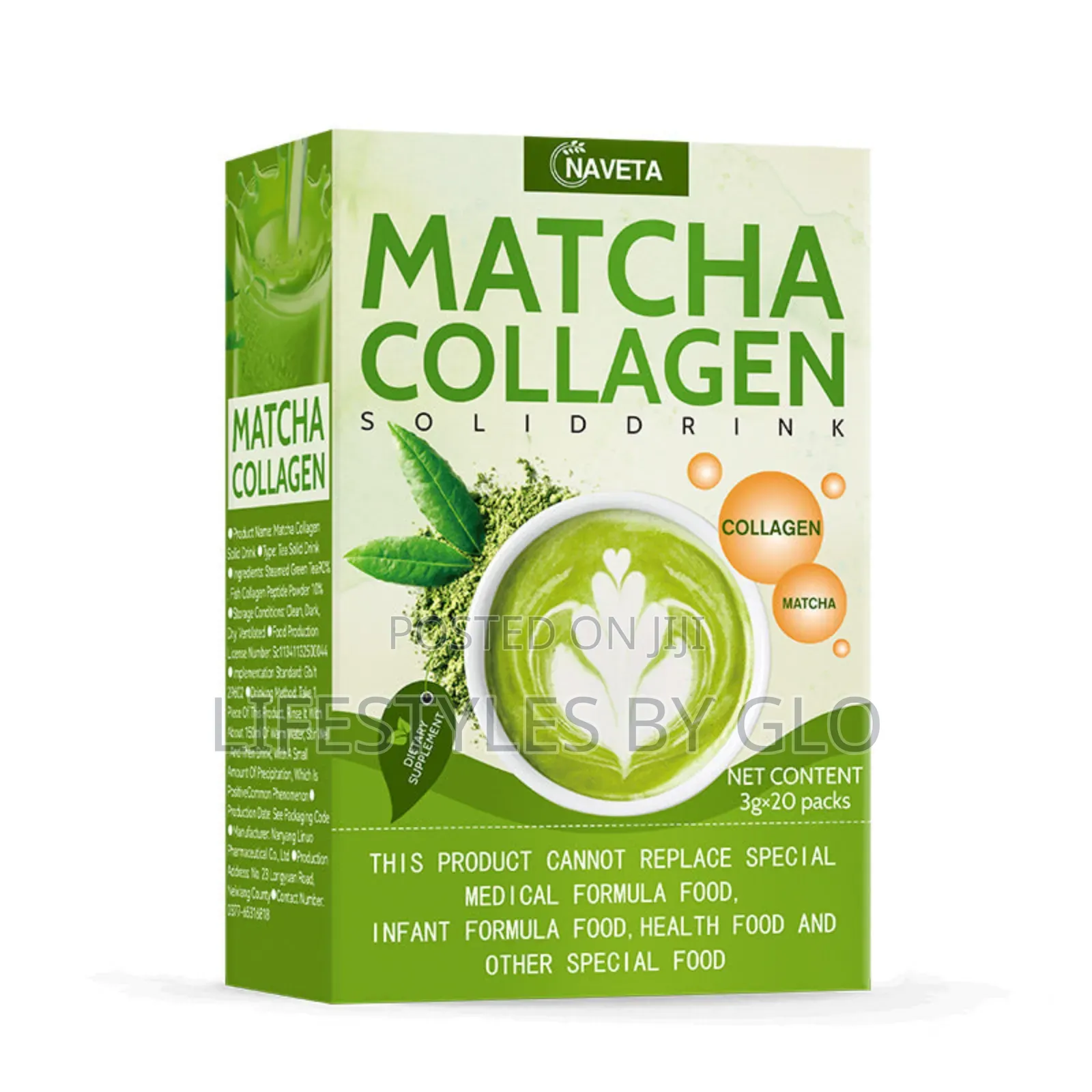 Matcha Collagen Solid Drink (Beauty Energy Green Tea Drink)