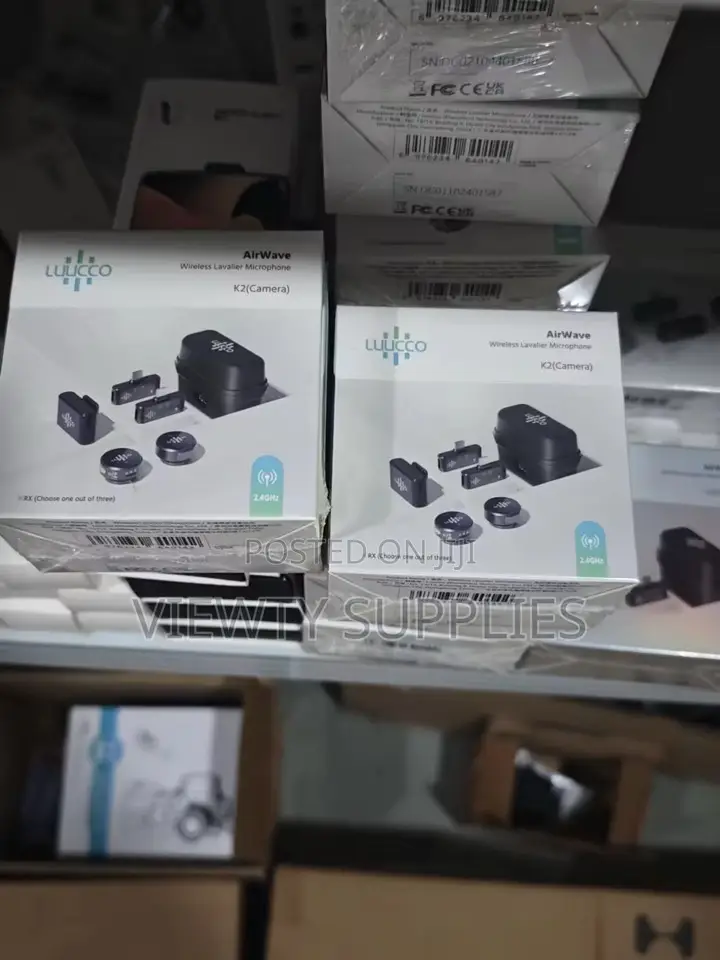 Combo 2- Users Wireless Lapel Mic for DSLR Camera, iPhone Android