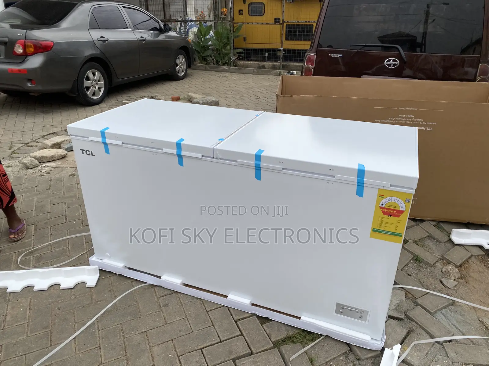 Safest TCL 508liters Double Door Chest Freezer
