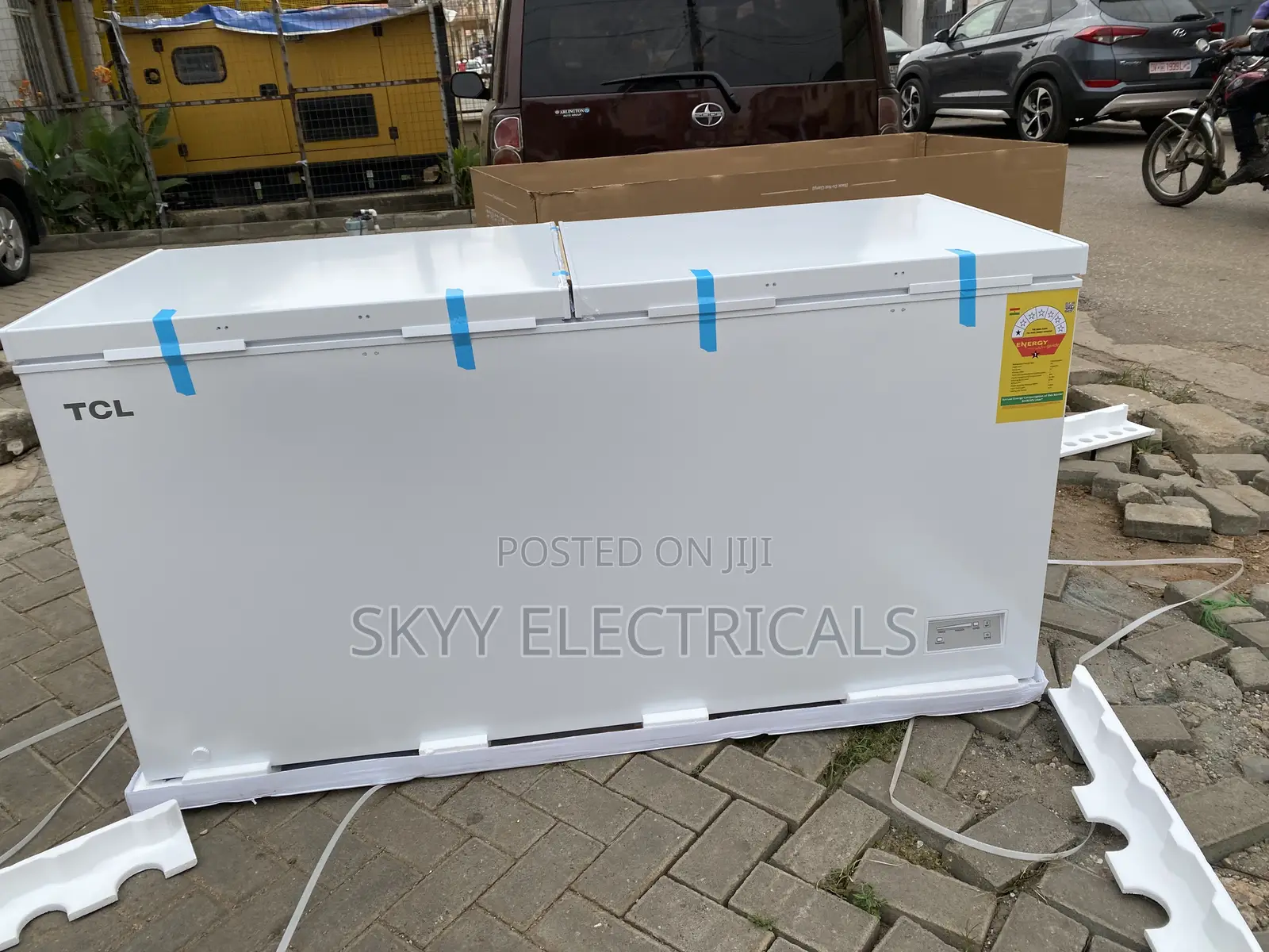 Tcl 508liters Double Door Chest Freezer