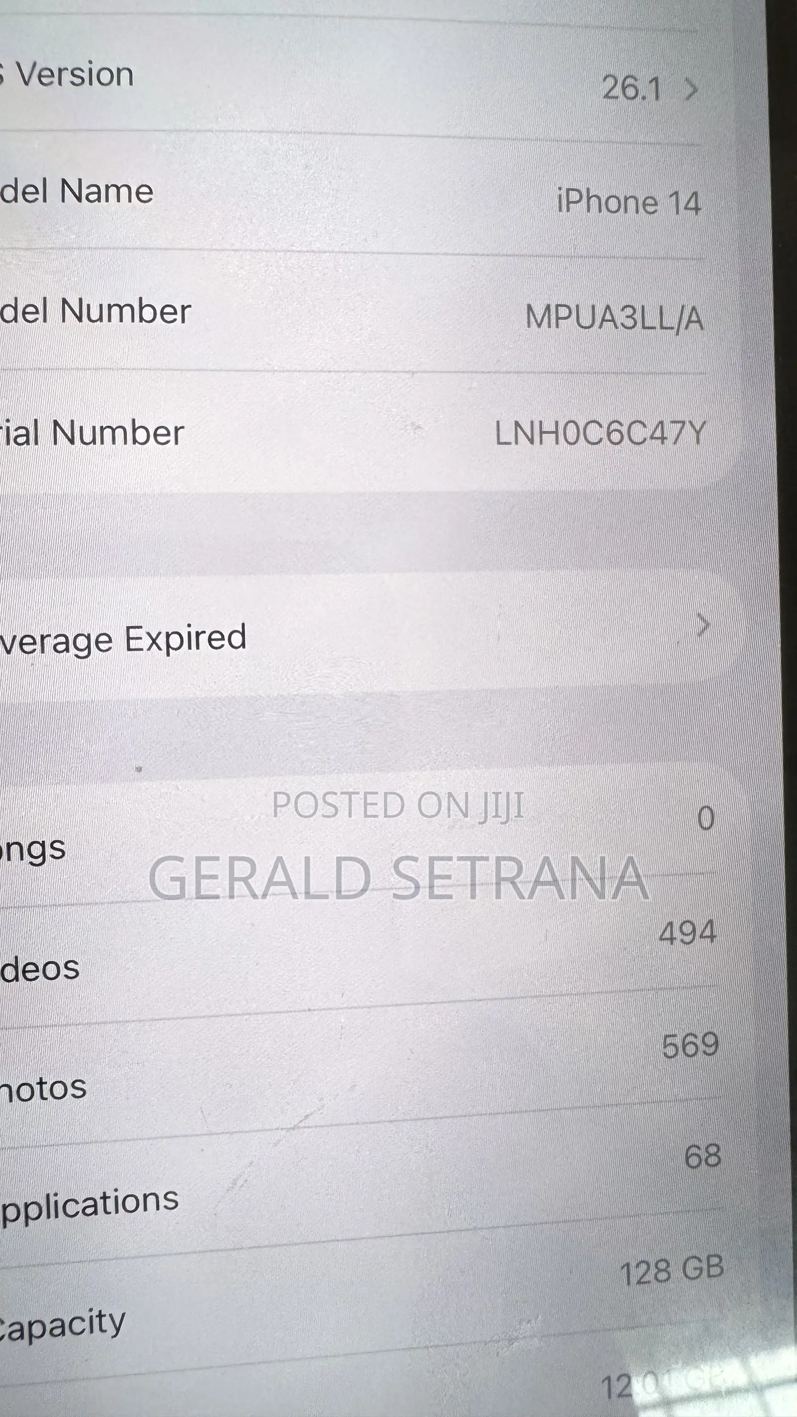 Apple iPhone 14 128 GB Black