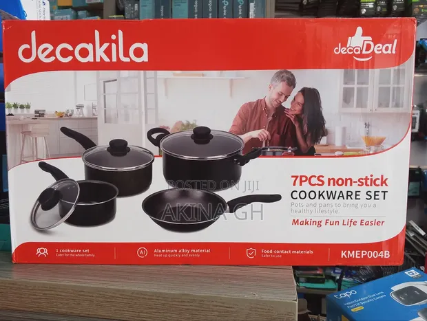 Decakila Nonstick Cookware Set 7pcs