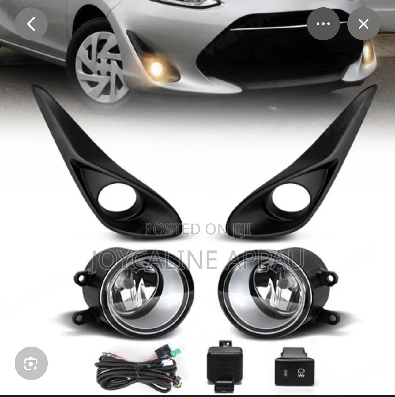 Toyota Prius 2018/2019 Fog Light and Cover With Bulb