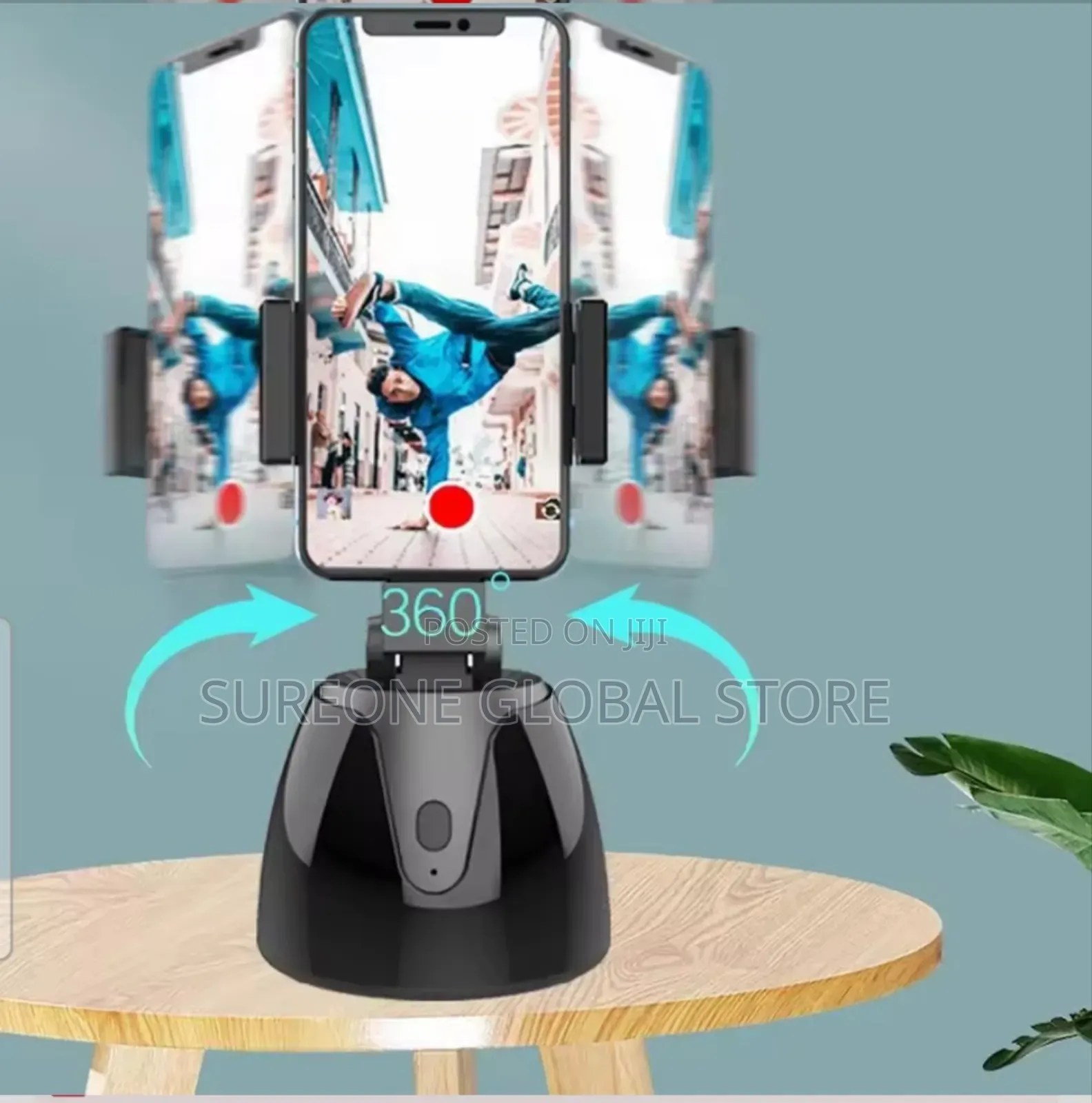 Video Recording Tripod Head 360 Degree Rotation