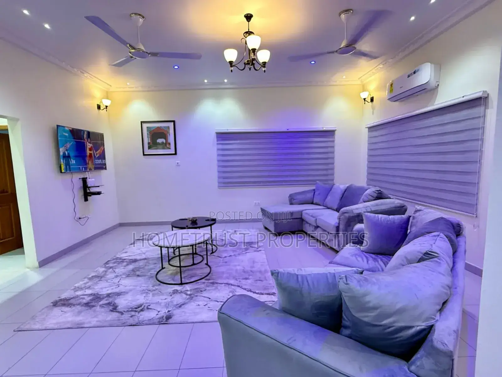 Newly Furnished 3 Bedrooms Apartment for Rent at Ga Odumase