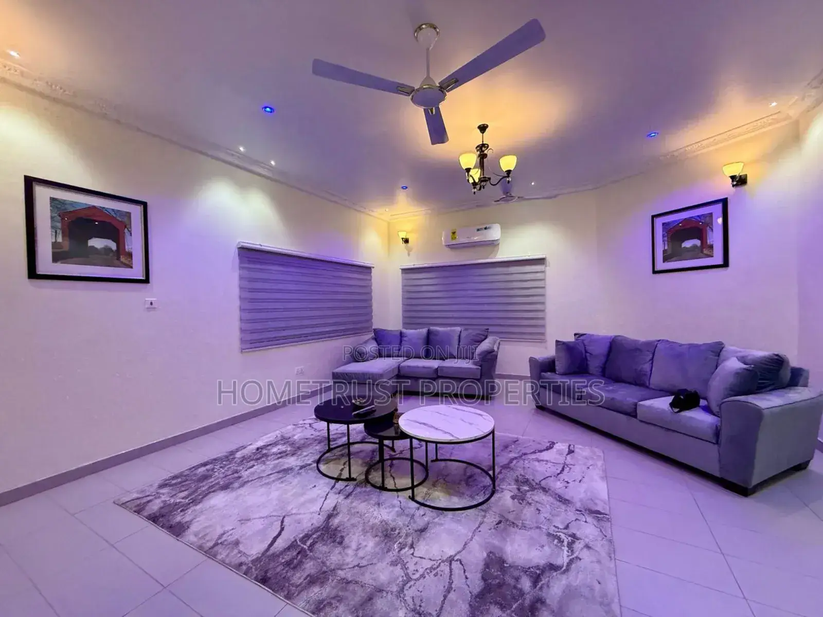 Newly Furnished 3 Bedrooms Apartment for Rent at Ga Odumase
