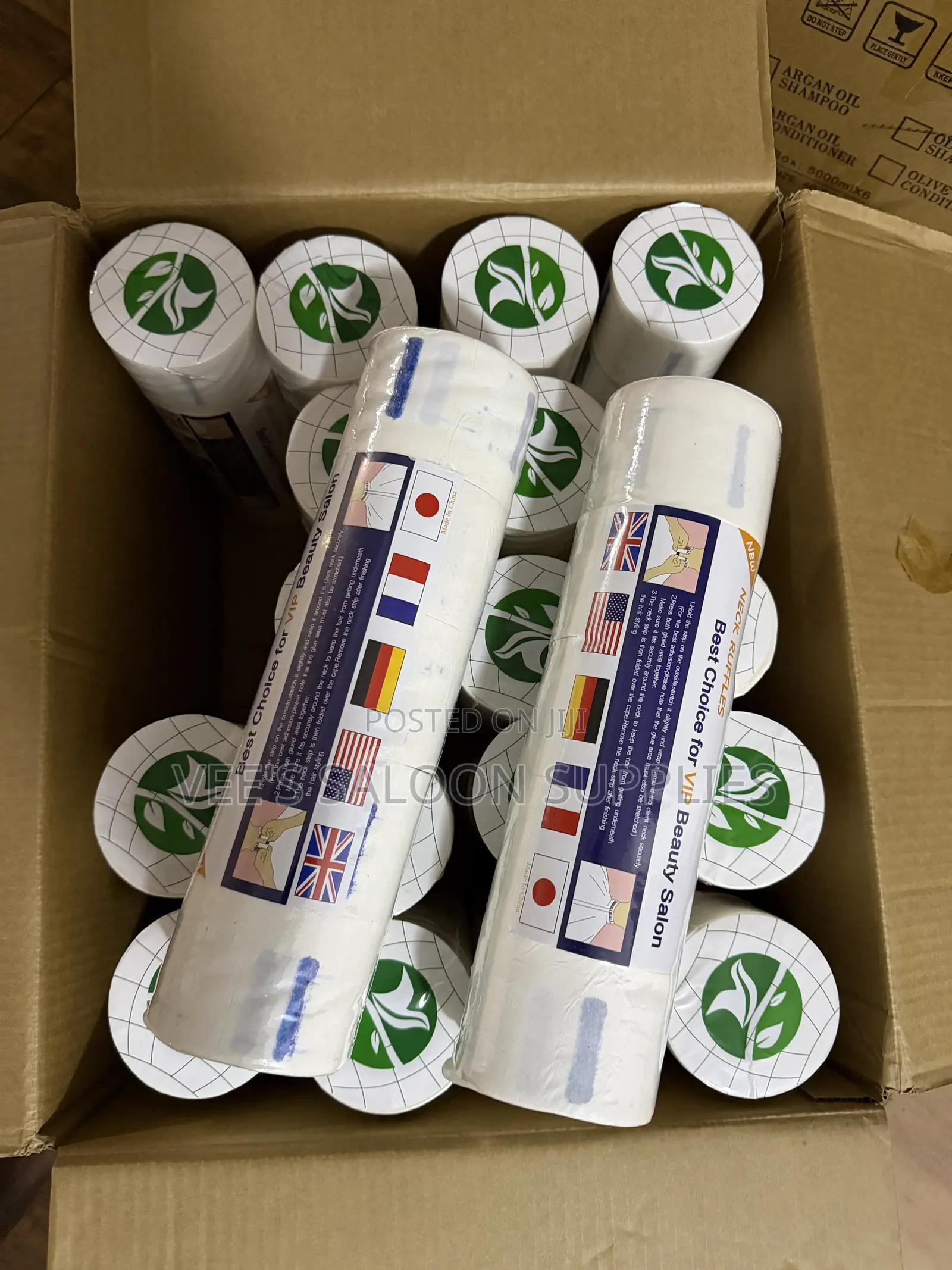 Barber Neck Roll Tape 5 in 1 Pack Wholesale