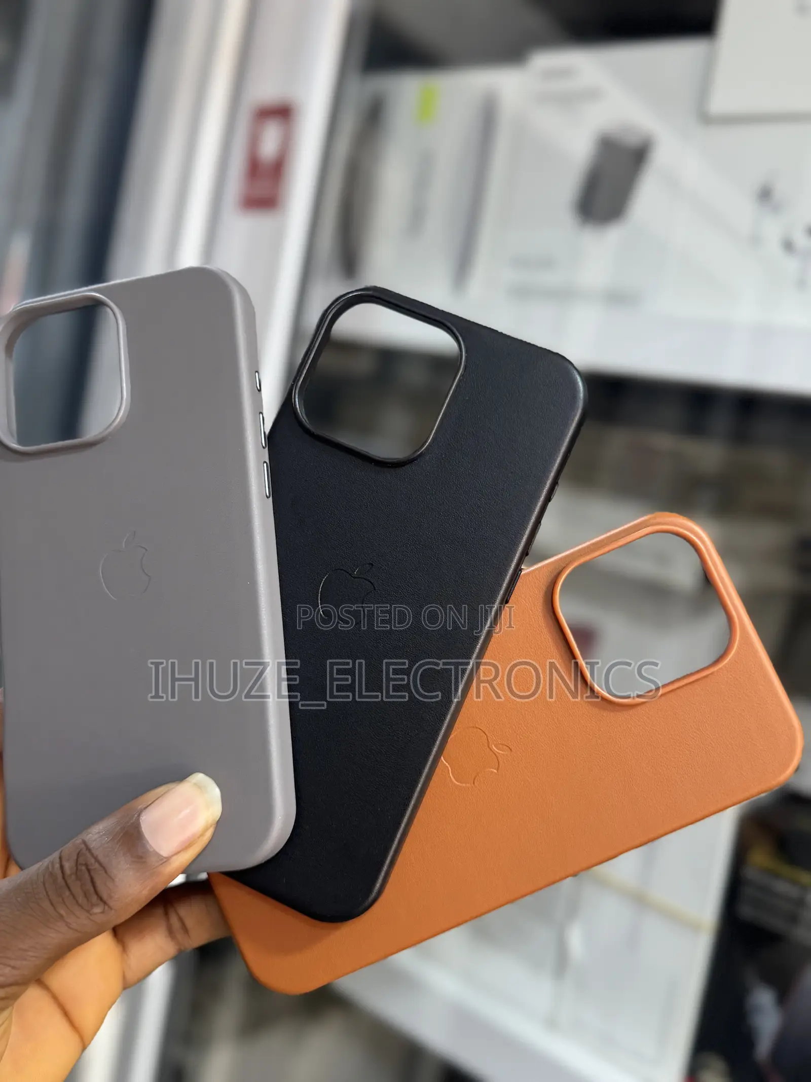 Genuine Leather Case (Magsafe) for iPhone 16pro Max