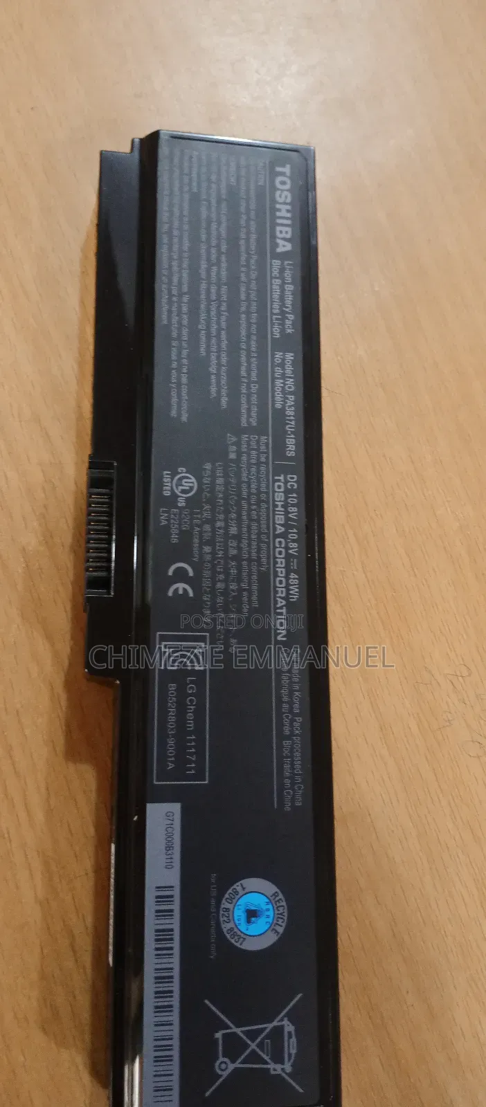 Toshiba Battery