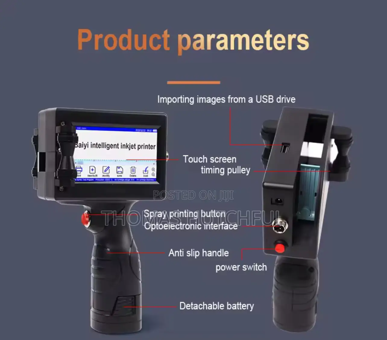 Handheld Inkjet Printer