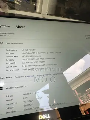 Laptop Dell XPS 13 16GB Intel Core I7 SSD 256GB