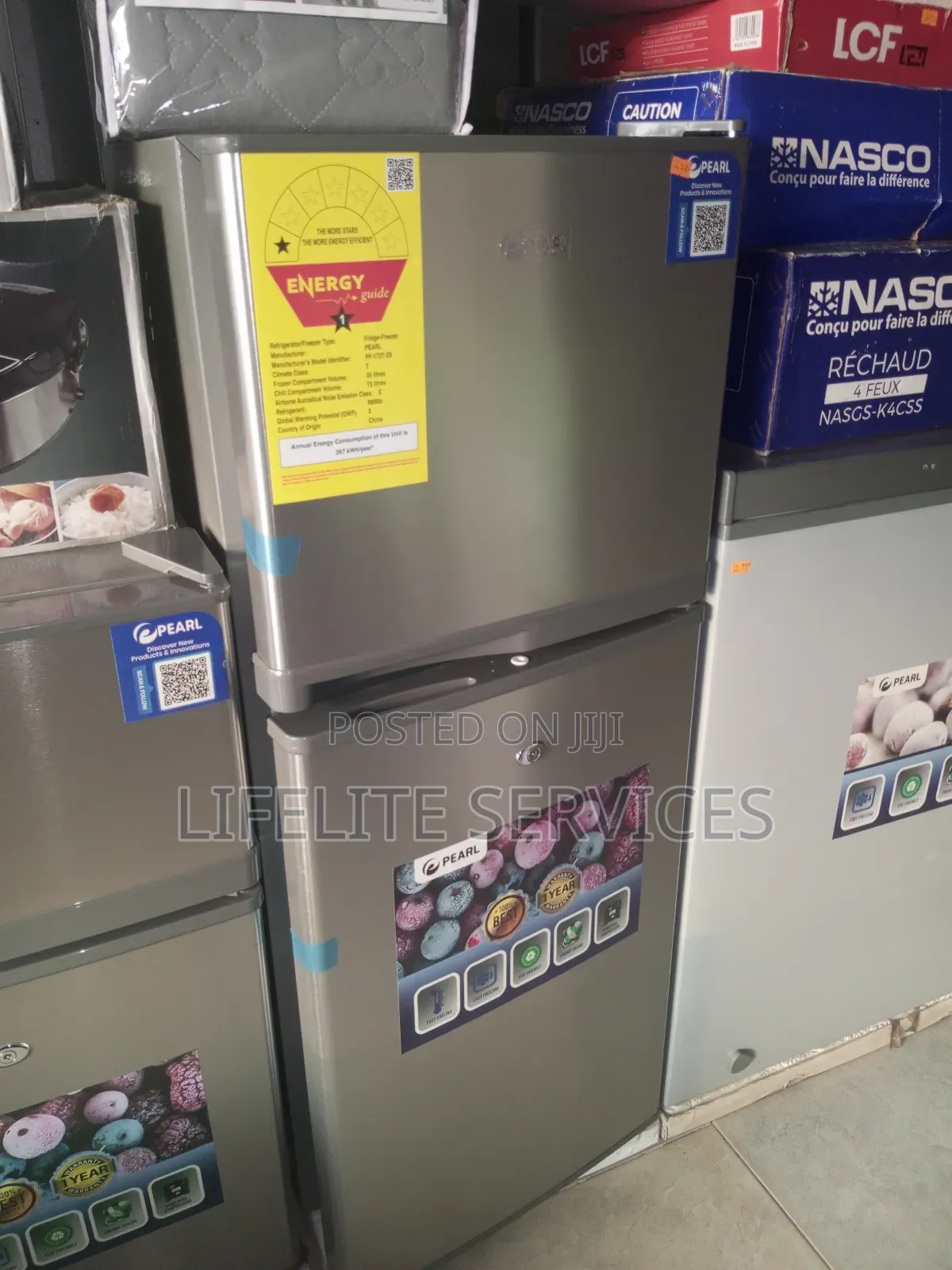 108 Litres Pearl Fridge- 100% Fast Cooling
