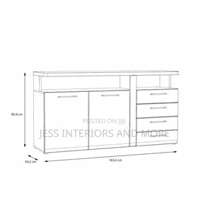 Console Table (With Drawers)163cm