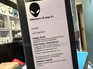 New Laptop Dell Alienware 18 Area-51 32GB Intel Core Ultra 9 SSD 1T