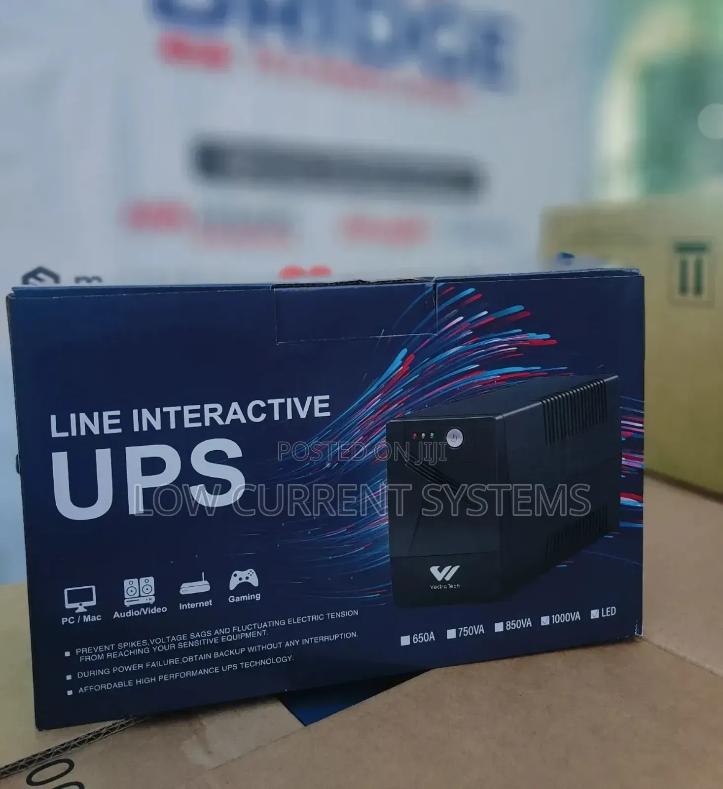 Smart Power Supply Backup Ups 1000va 600w Ups