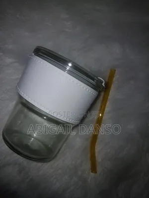 Glass With Straw Available