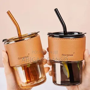 Glass With Straw Available