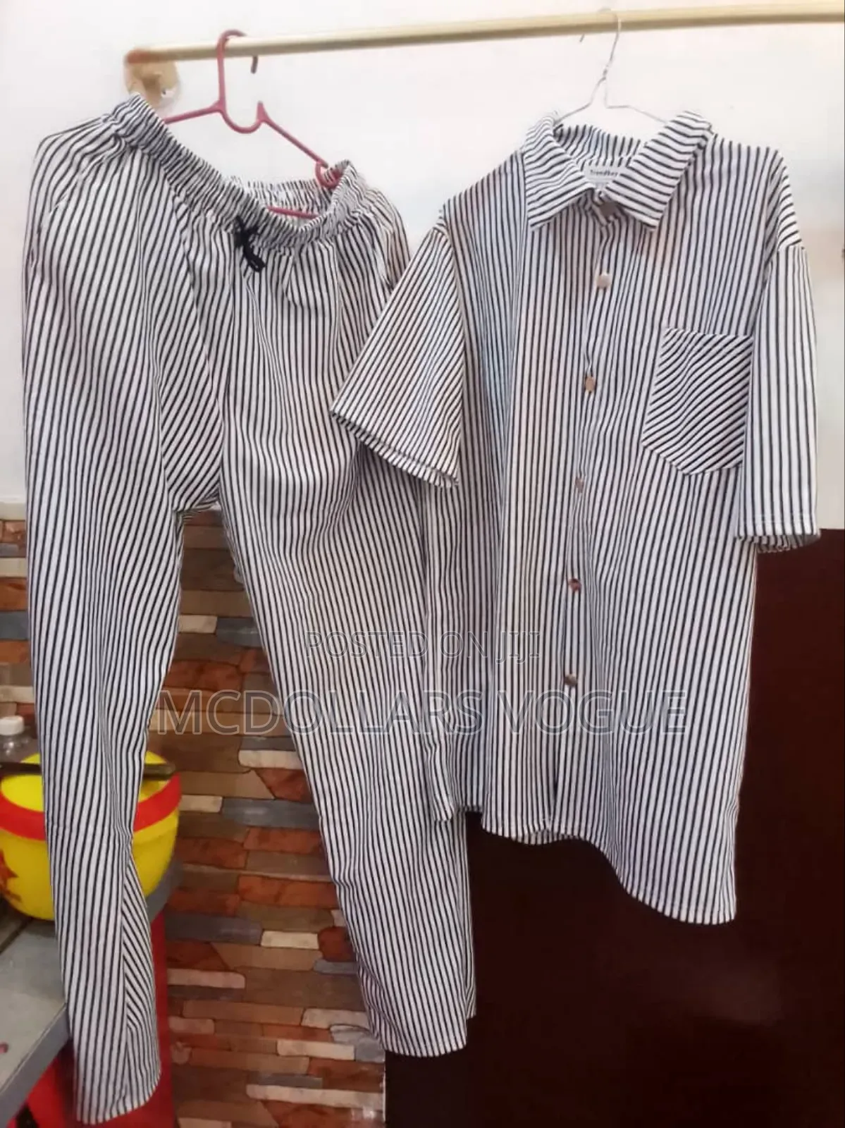 Men Top Down Combination (Stripered)