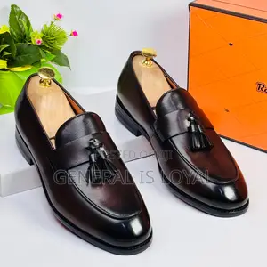 Robby Rosata Coffee Ring My Leather Men’S Loafer Shoe
