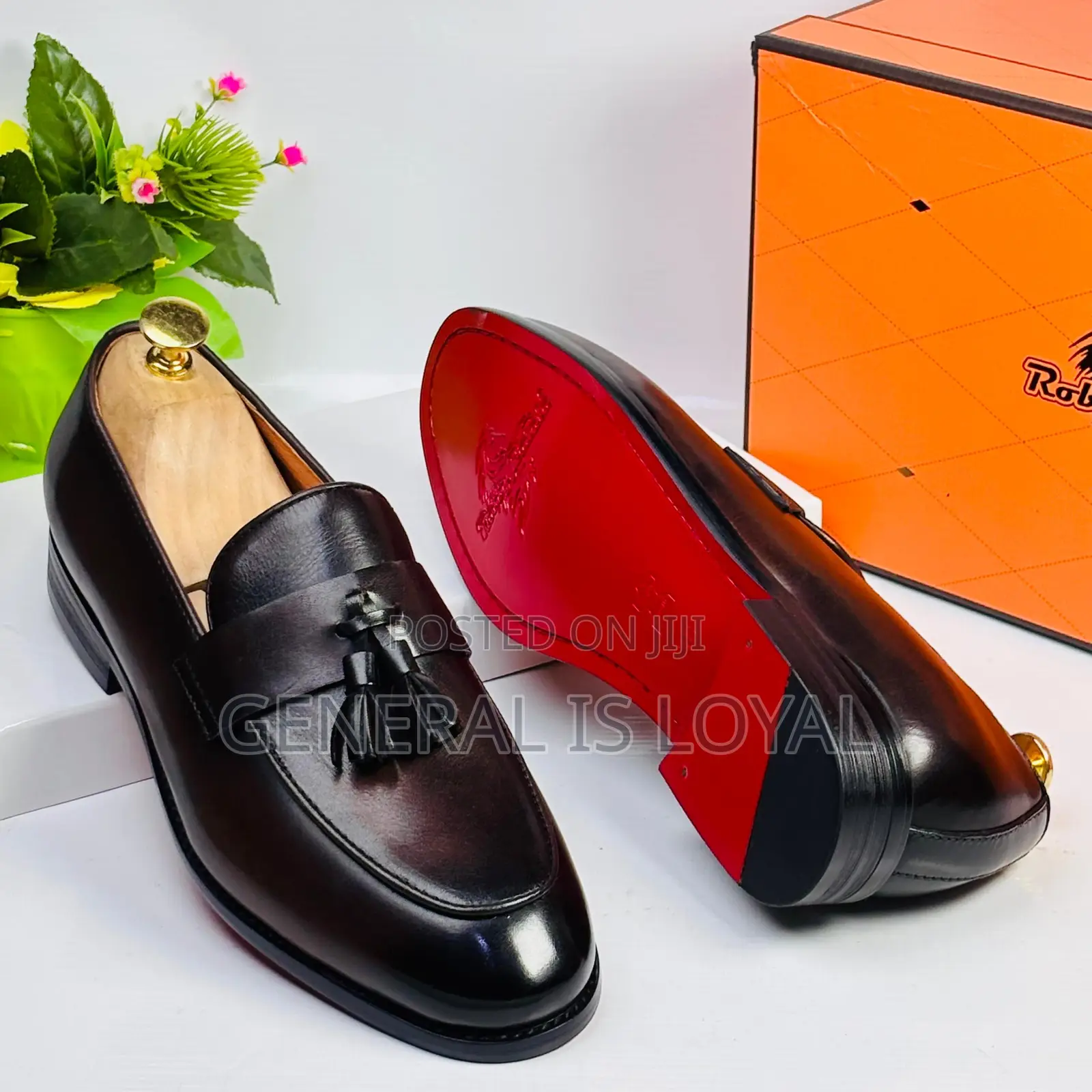Robby Rosata Coffee Ring My Leather Men’S Loafer Shoe