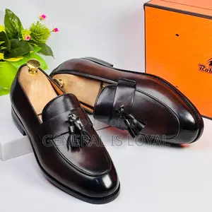 Robby Rosata Coffee Ring My Leather Men’S Loafer Shoe