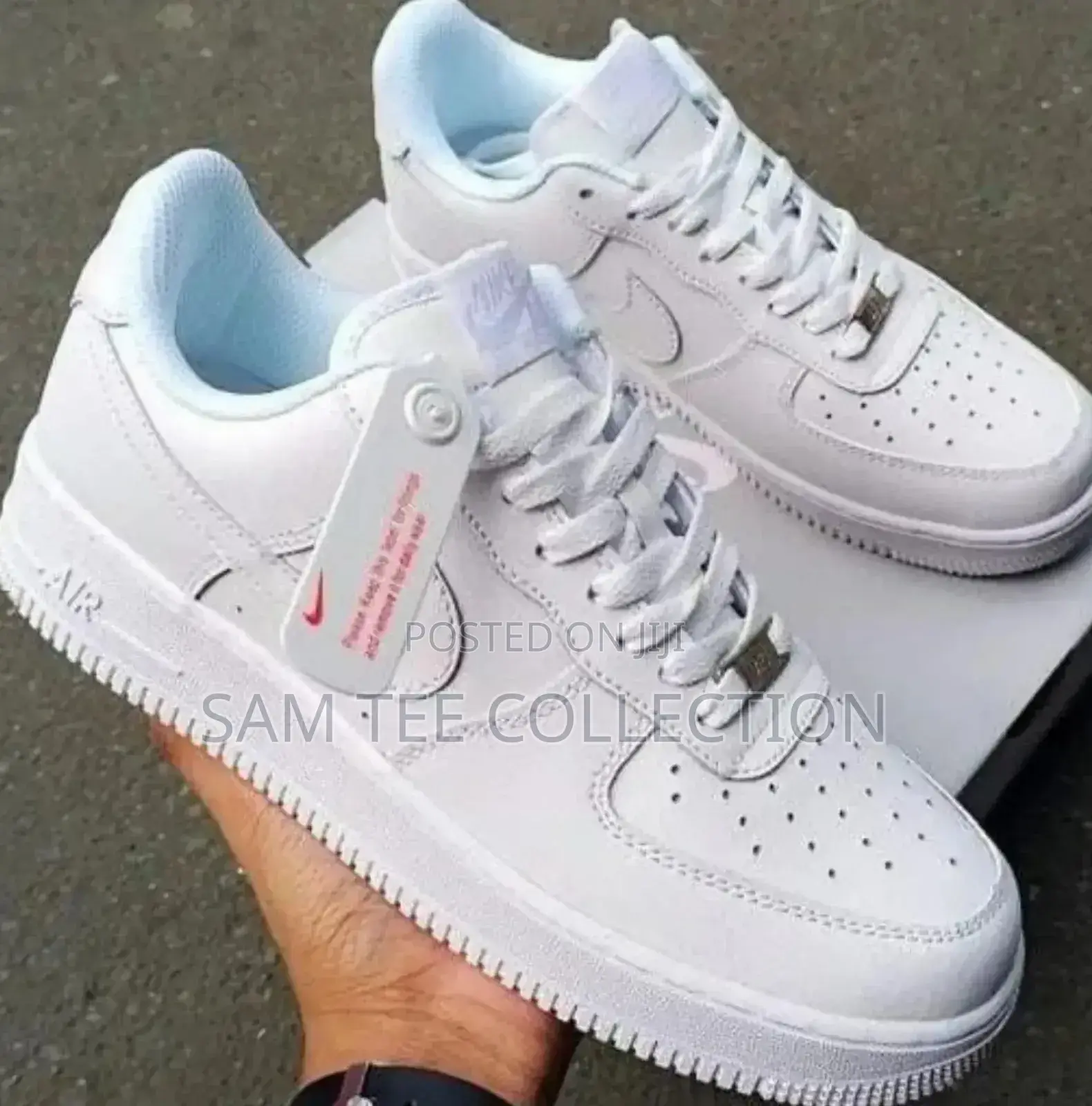 Nike Air Force 1. Premium All Black and All White.