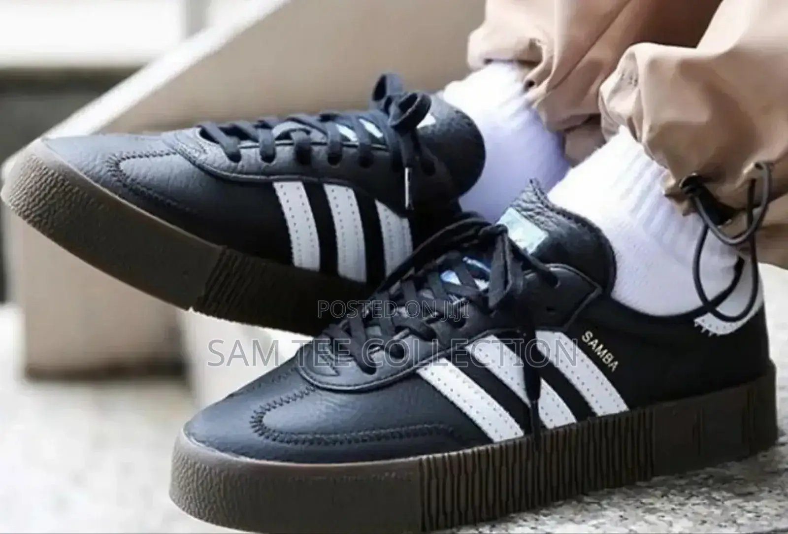 Original Adidas Samba Leather High
