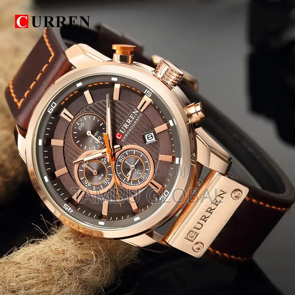 Curren Men’S Chronograph Leather Watch — Sturdy, Stylish, Original
