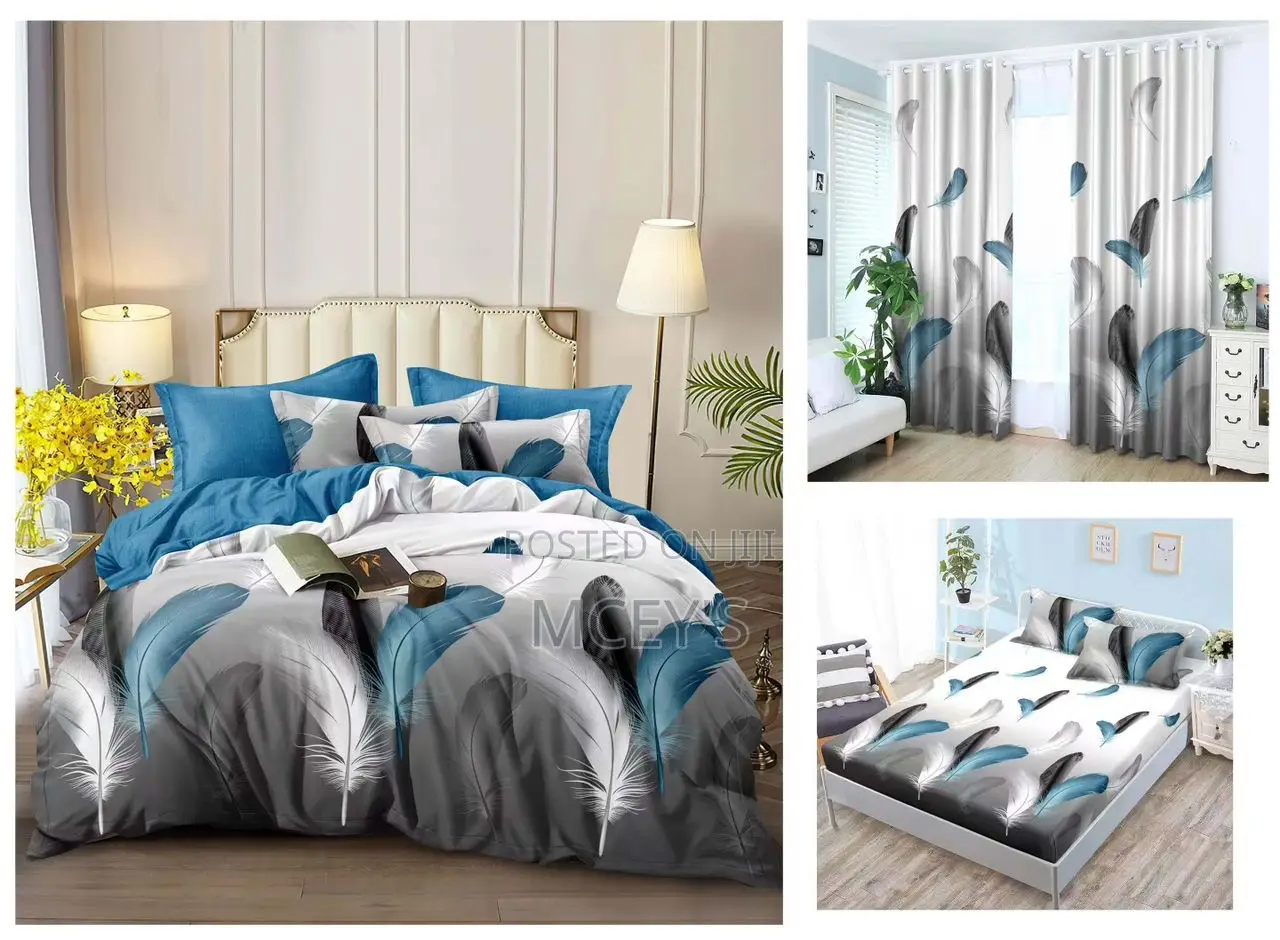 Same Color Duvet and Curtains