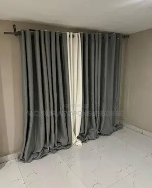Beautiful Charcoal Grey Sunblock Curtains