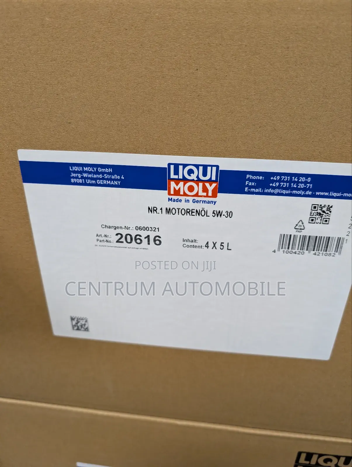 Liqui Moly Engine Oil 5w30