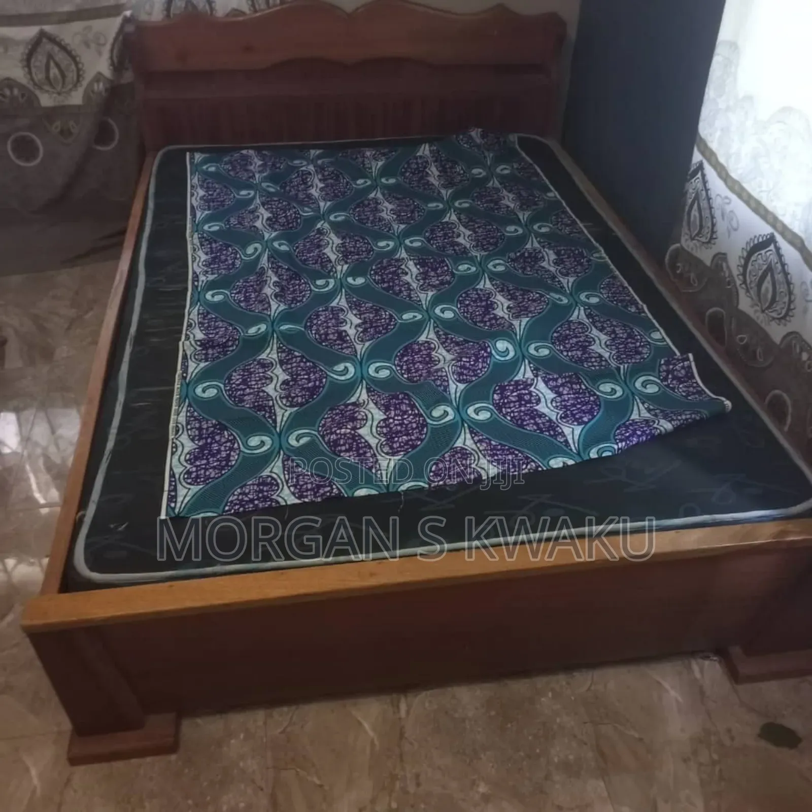 Double Bed Frame With Mattress