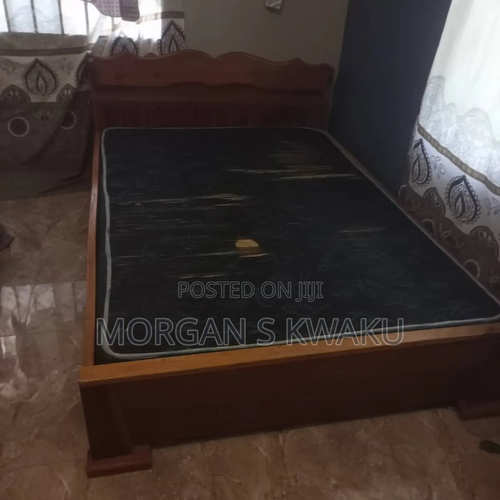 Double Bed Frame With Mattress