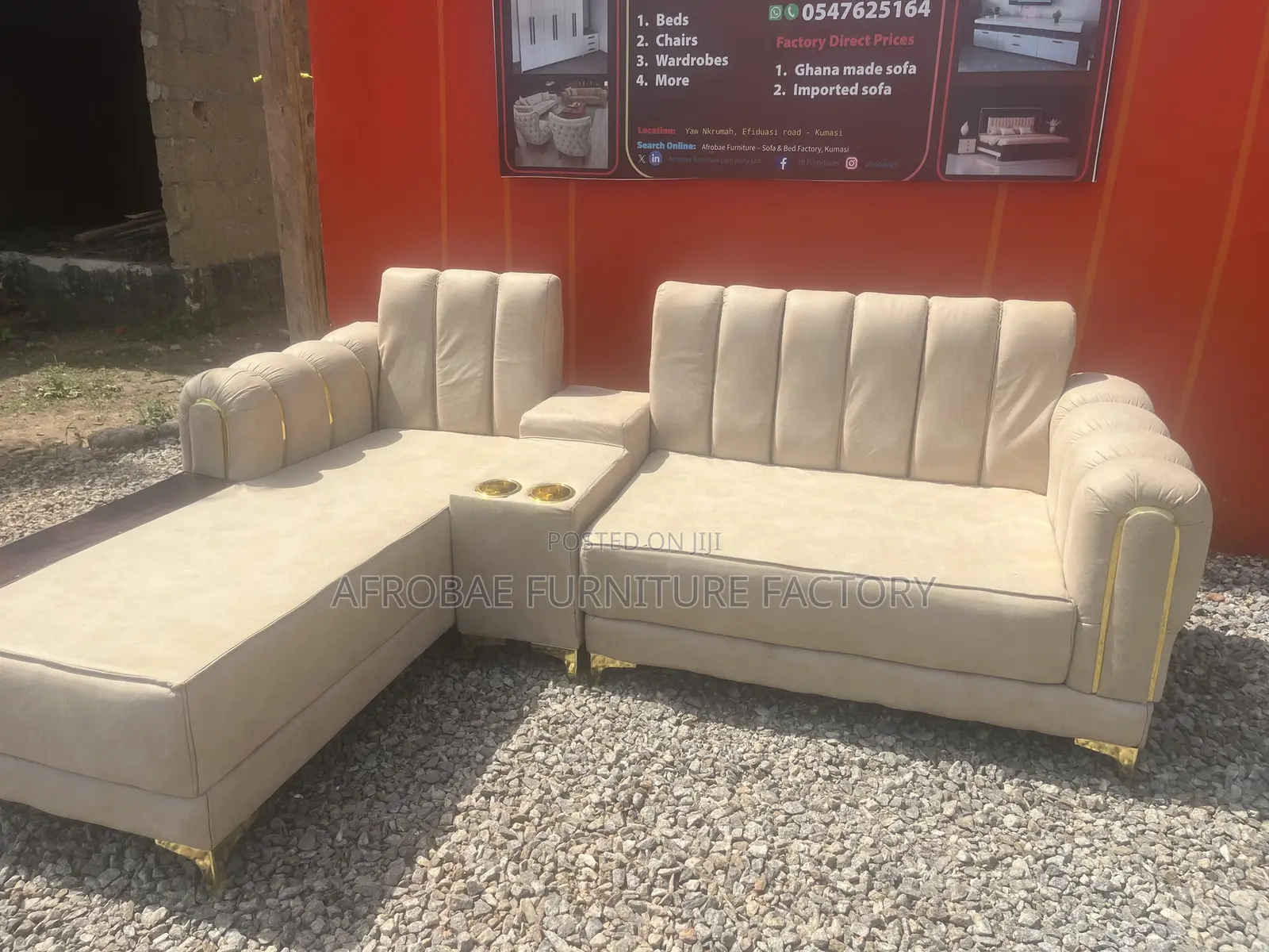 Quality Modern L Shape Sofa Chair (Delivery Before Payment)