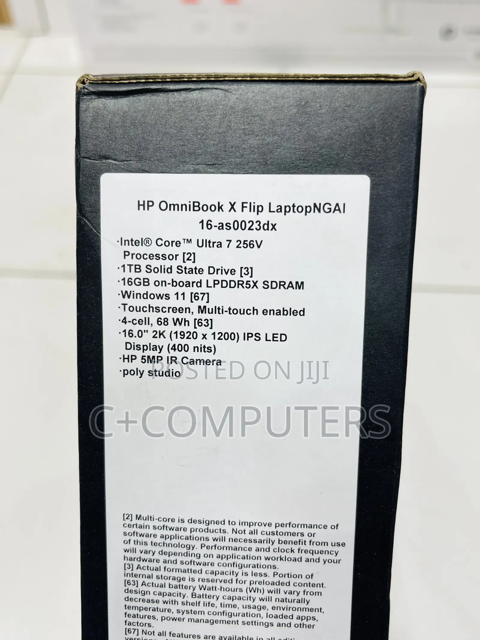 New Laptop HP OmniBook X Flip 16" 16GB Intel Core Ultra 7 SSD 1T