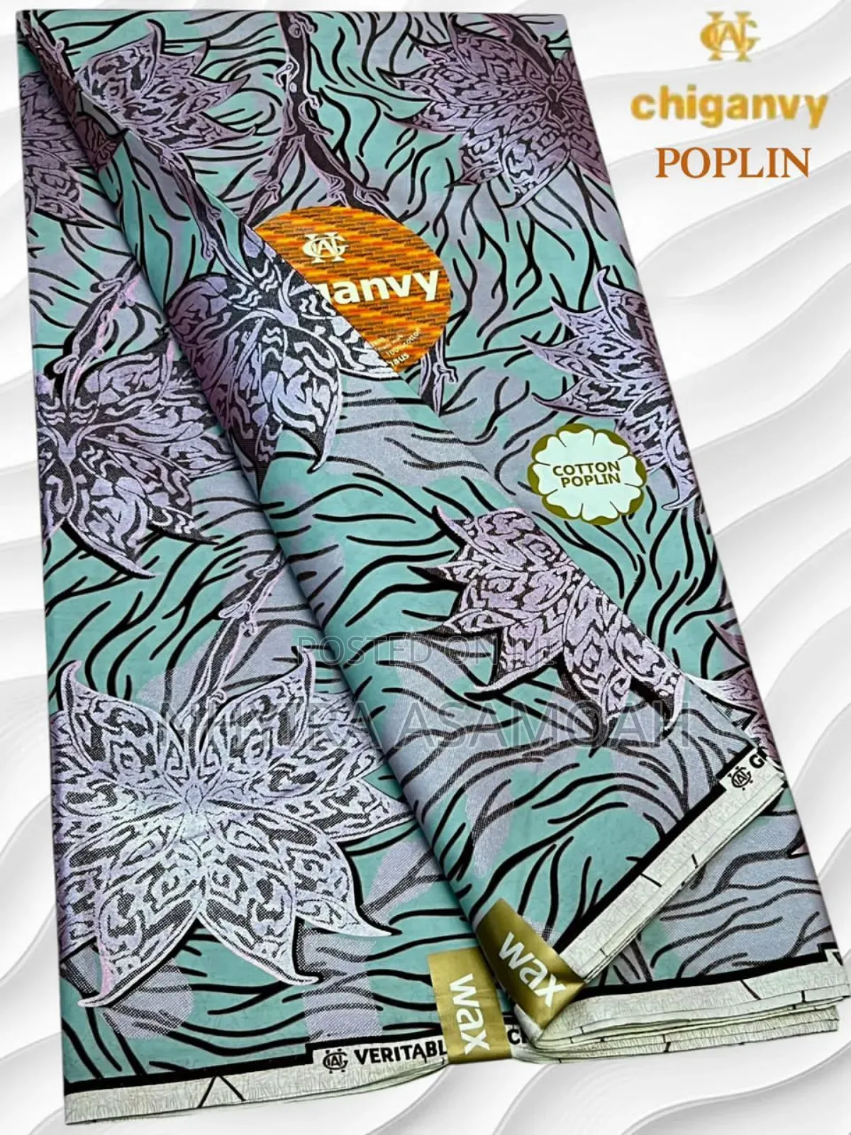 Original Chiganvy Cotton Poplin - 6 Yards (Authentic Waxhaus)