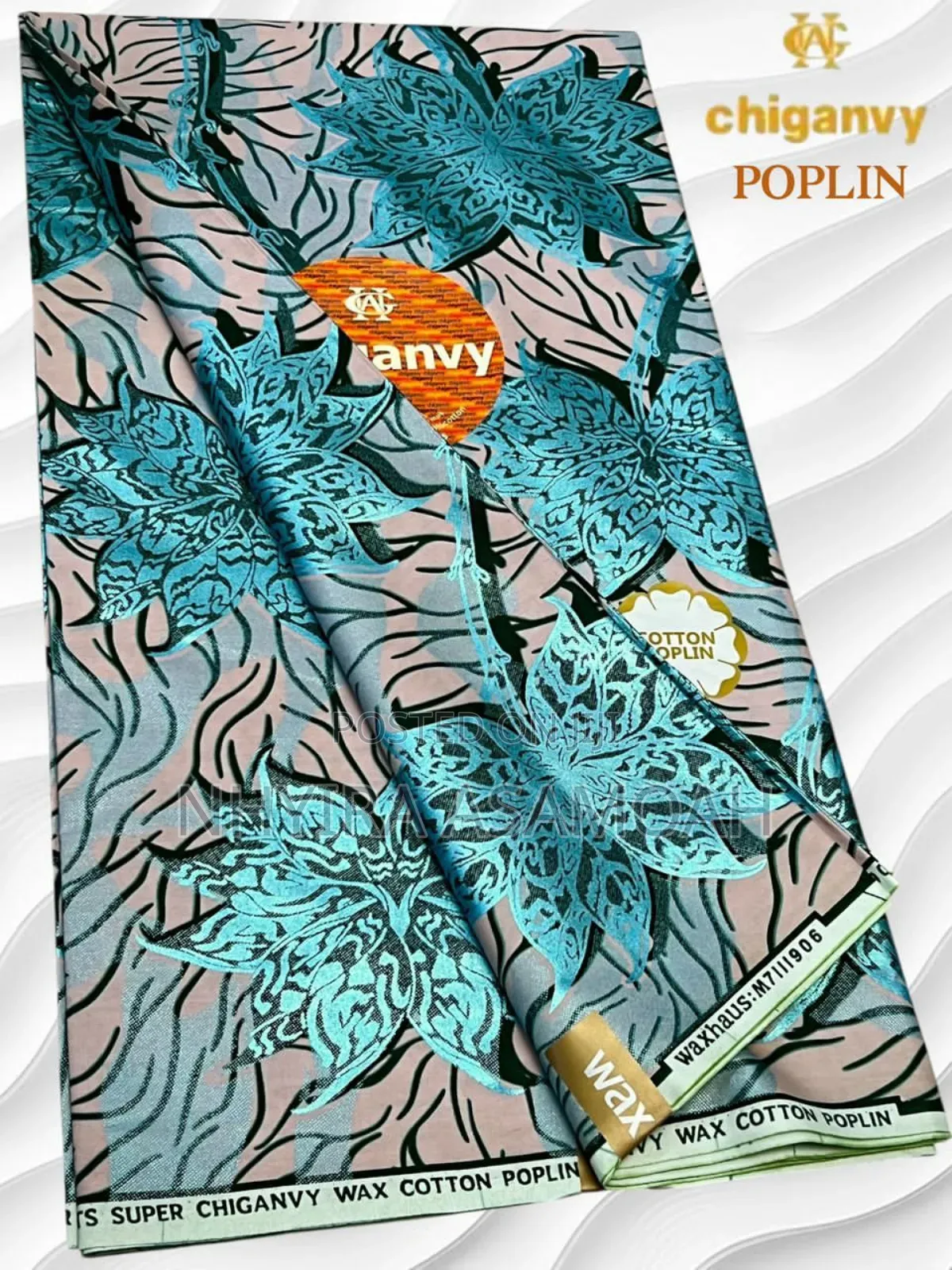 Original Chiganvy Cotton Poplin - 6 Yards (Authentic Waxhaus)