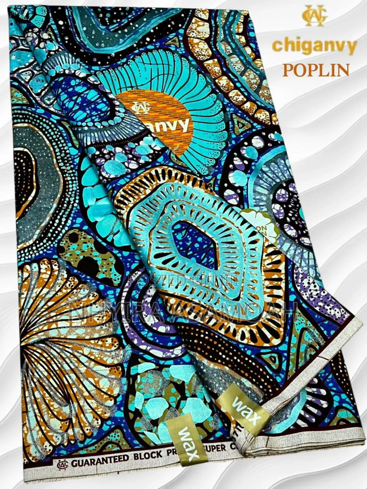 Original Chiganvy Cotton Poplin - 6 Yards (Authentic Waxhaus)