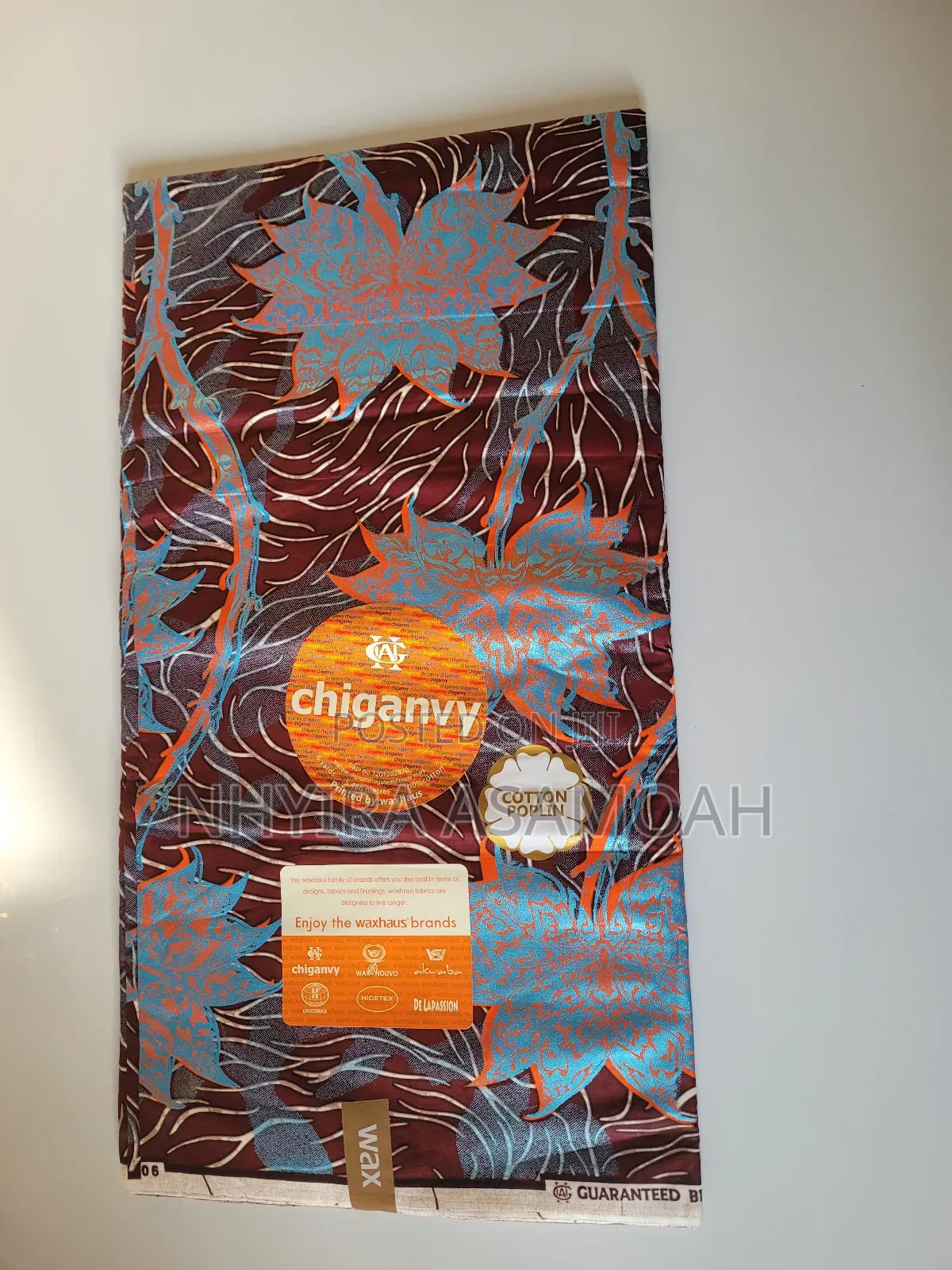 Original Chiganvy Cotton Poplin - 6 Yards (Authentic Waxhaus)