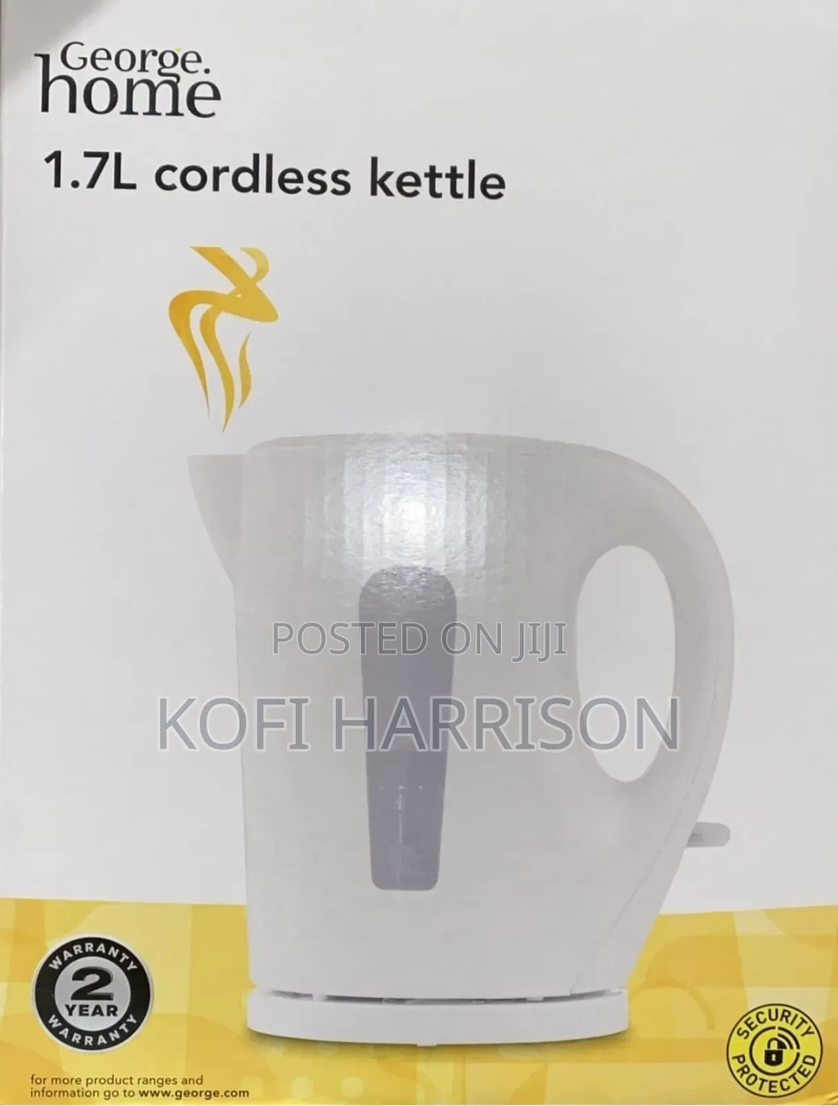George Home 1.7l Cordless Kettle