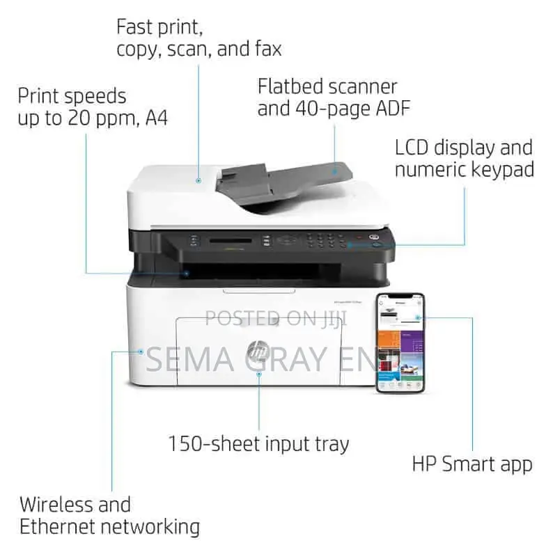 Hp Laser Mfp 137fnw