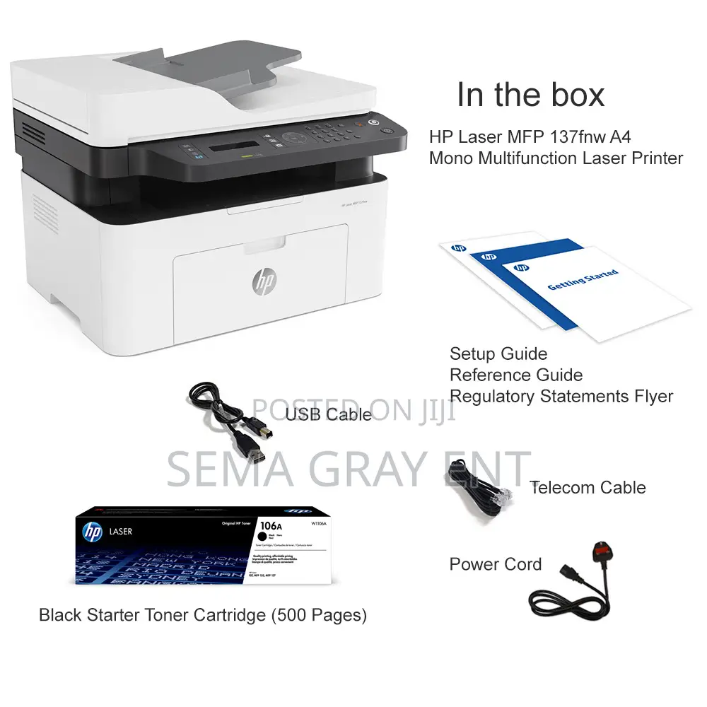 Hp Laser Mfp 137fnw